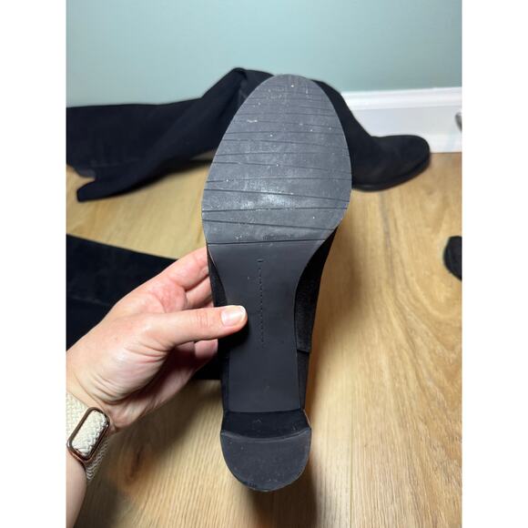Stuart Weitzman 5050 Over the Knee Suede Boots - Picture 3 of 6